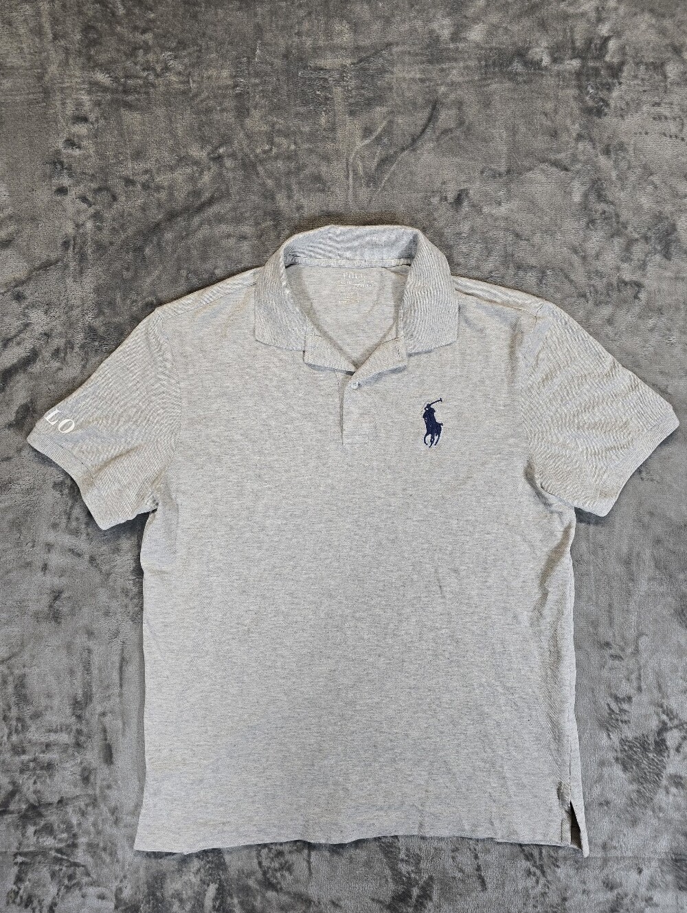 Polo Ralph Lauren Proformance Pony Polo Shirt Size Small Gray